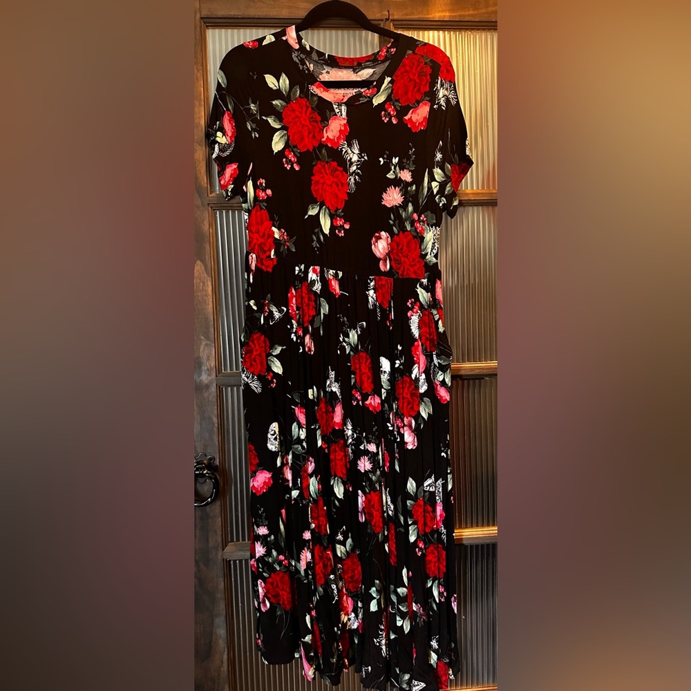 Torrid Super Soft Knits with Pink Floral Design